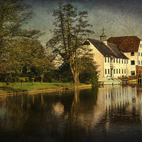 Buy canvas prints of  The Mill at Hambleden by Ian Lewis