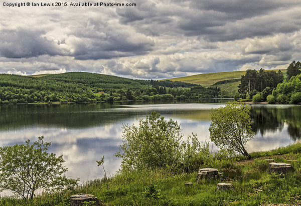  Pontsticill Reservoir Picture Board by Ian Lewis