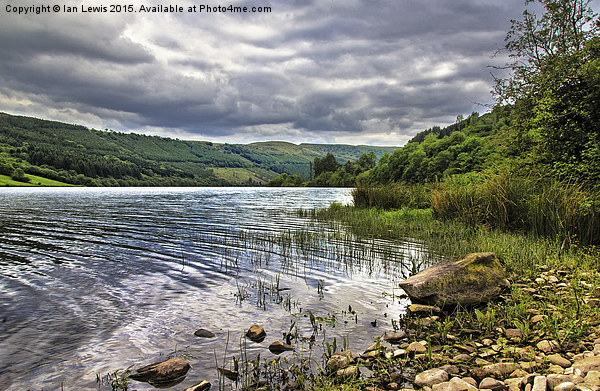 Talybont Reservoir Powys Picture Board by Ian Lewis