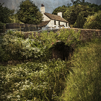 Buy canvas prints of  The Lock Keepers Cottage by Ian Lewis