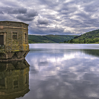 Buy canvas prints of  The Beacons From Talybont Dam by Ian Lewis