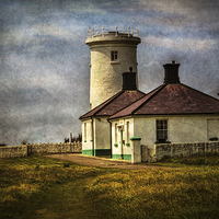 Buy canvas prints of  Nash Point Lighthouse Low Tower by Ian Lewis