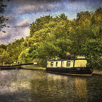 Buy canvas prints of  Above Padworth Lock by Ian Lewis