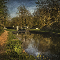 Buy canvas prints of K and A Above Woolhampton by Ian Lewis