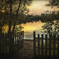 Buy canvas prints of  Gateway To The Lake by Ian Lewis