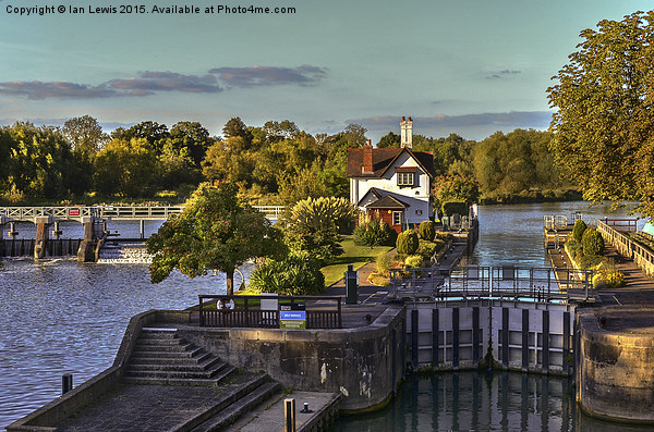 The Thames At Goring  Picture Board by Ian Lewis