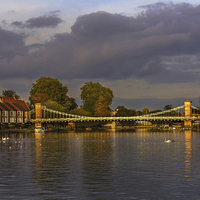 Buy canvas prints of The Thames At Marlow  by Ian Lewis
