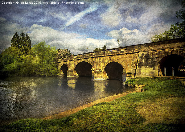 The Bridge At Wallingford Picture Board by Ian Lewis