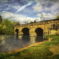 Buy canvas prints of  The Bridge At Wallingford by Ian Lewis