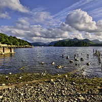 Buy canvas prints of Derwentwater From The Northern Shore  by Ian Lewis