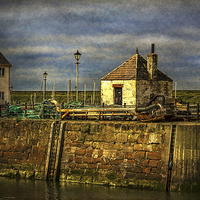 Buy canvas prints of  The Harbour At Maryport by Ian Lewis