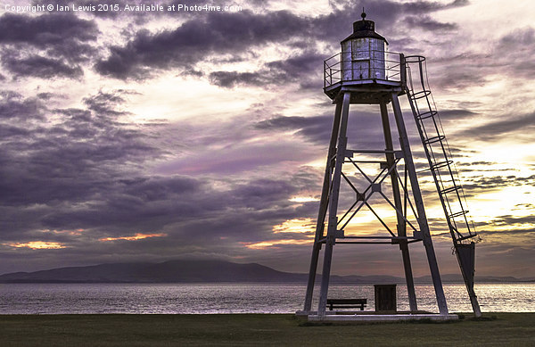  Silloth Lighthouse Picture Board by Ian Lewis