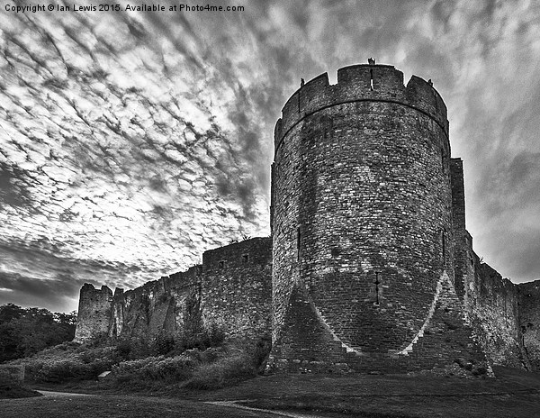 Chepstow Castle Picture Board by Ian Lewis