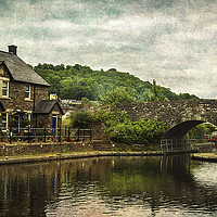 Buy canvas prints of The Canal Basin At Brecon by Ian Lewis