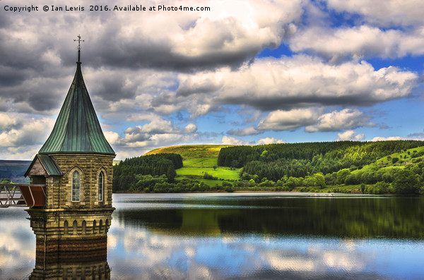 Pontsticill  Dam Valve Tower Picture Board by Ian Lewis
