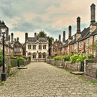 Buy canvas prints of Vicars Close Wells  by Ian Lewis