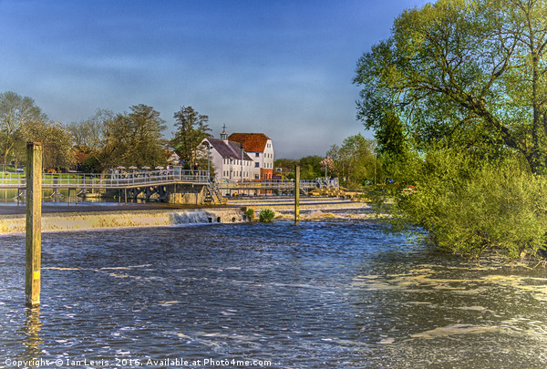 Hambleden Mill And Weir Picture Board by Ian Lewis