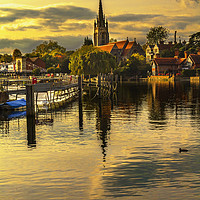 Buy canvas prints of  The River Thames At Marlow by Ian Lewis