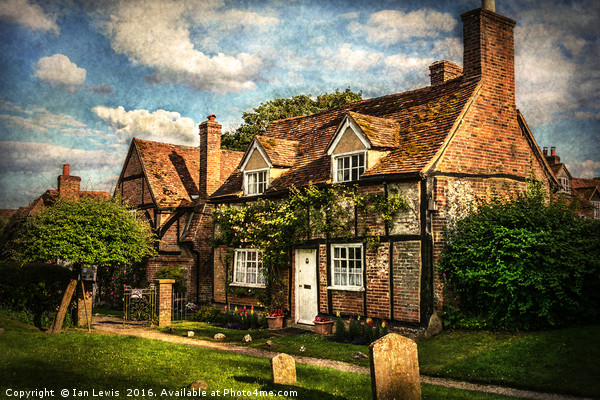 A Corner of Turville Picture Board by Ian Lewis
