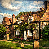 Buy canvas prints of A Corner of Turville by Ian Lewis