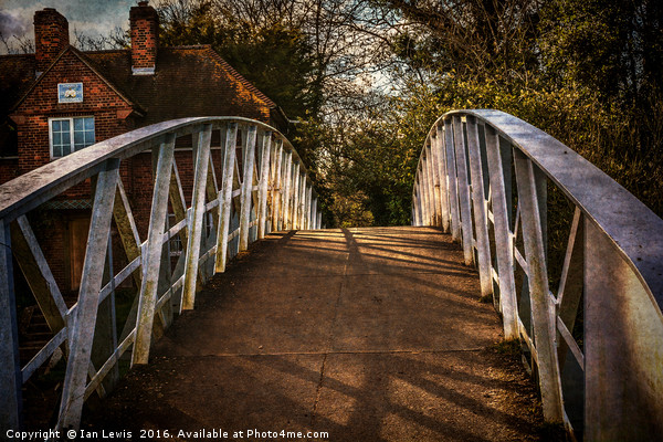 Crossing The Thames At Little Wittenham Picture Board by Ian Lewis