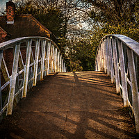 Buy canvas prints of Crossing The Thames At Little Wittenham by Ian Lewis