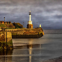 Buy canvas prints of Early Morning At Maryport Harbour by Ian Lewis
