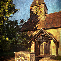 Buy canvas prints of St Laurence Church Tidmarsh by Ian Lewis