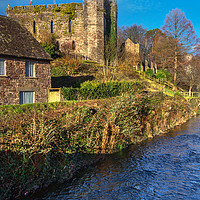 Buy canvas prints of Brecon Castle by Ian Lewis
