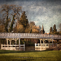 Buy canvas prints of Whitchurch on Thames Toll Bridge by Ian Lewis