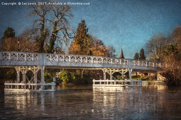 The Toll Bridge At Whitchurch Picture Board by Ian Lewis