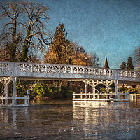 Buy canvas prints of The Toll Bridge At Whitchurch by Ian Lewis