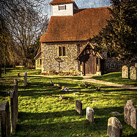 Buy canvas prints of Church of St Mary Sulhamstead Abbots by Ian Lewis