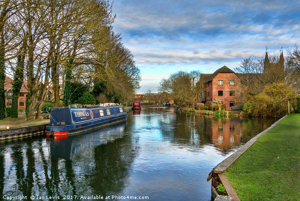The Kennet At West Mills Newbury Picture Board by Ian Lewis