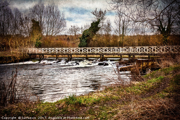 Sulhamstead Weir On The Kennet and Avon Picture Board by Ian Lewis