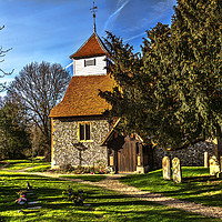 Buy canvas prints of Sulhamstead Abbots Church of St Mary by Ian Lewis