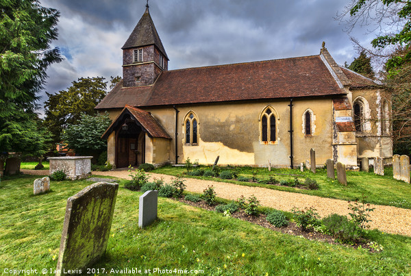The Church of St Laurence in Tidmarsh Picture Board by Ian Lewis