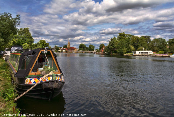 The River Thames At Marlow Picture Board by Ian Lewis
