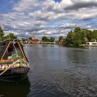 Buy canvas prints of The River Thames At Marlow by Ian Lewis