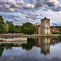 Buy canvas prints of Boating At Bisham by Ian Lewis