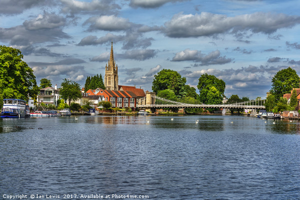 Marlow on Thames Picture Board by Ian Lewis