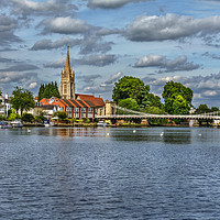 Buy canvas prints of Marlow on Thames by Ian Lewis