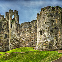 Buy canvas prints of Gateway to Chepstow Castle by Ian Lewis