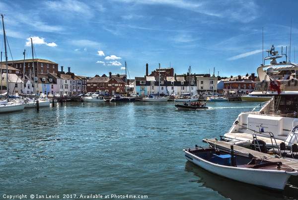 The Harbour at Weymouth Picture Board by Ian Lewis