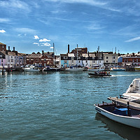 Buy canvas prints of The Harbour at Weymouth by Ian Lewis