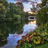Buy canvas prints of The Thames At Pangbourne by Ian Lewis