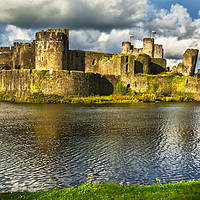 Buy canvas prints of Majestic Medieval Fortress by Ian Lewis