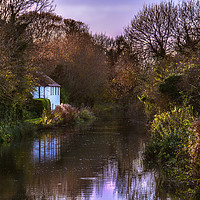 Buy canvas prints of Autumn Afternoon On The Kennet by Ian Lewis