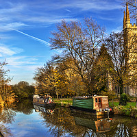 Buy canvas prints of Hungerford Parish Church by Ian Lewis