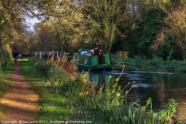Traffic On The Kennet and Avon Canal Picture Board by Ian Lewis